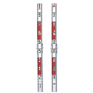 二ツ折標尺 スタッフ 1m×2ツ折