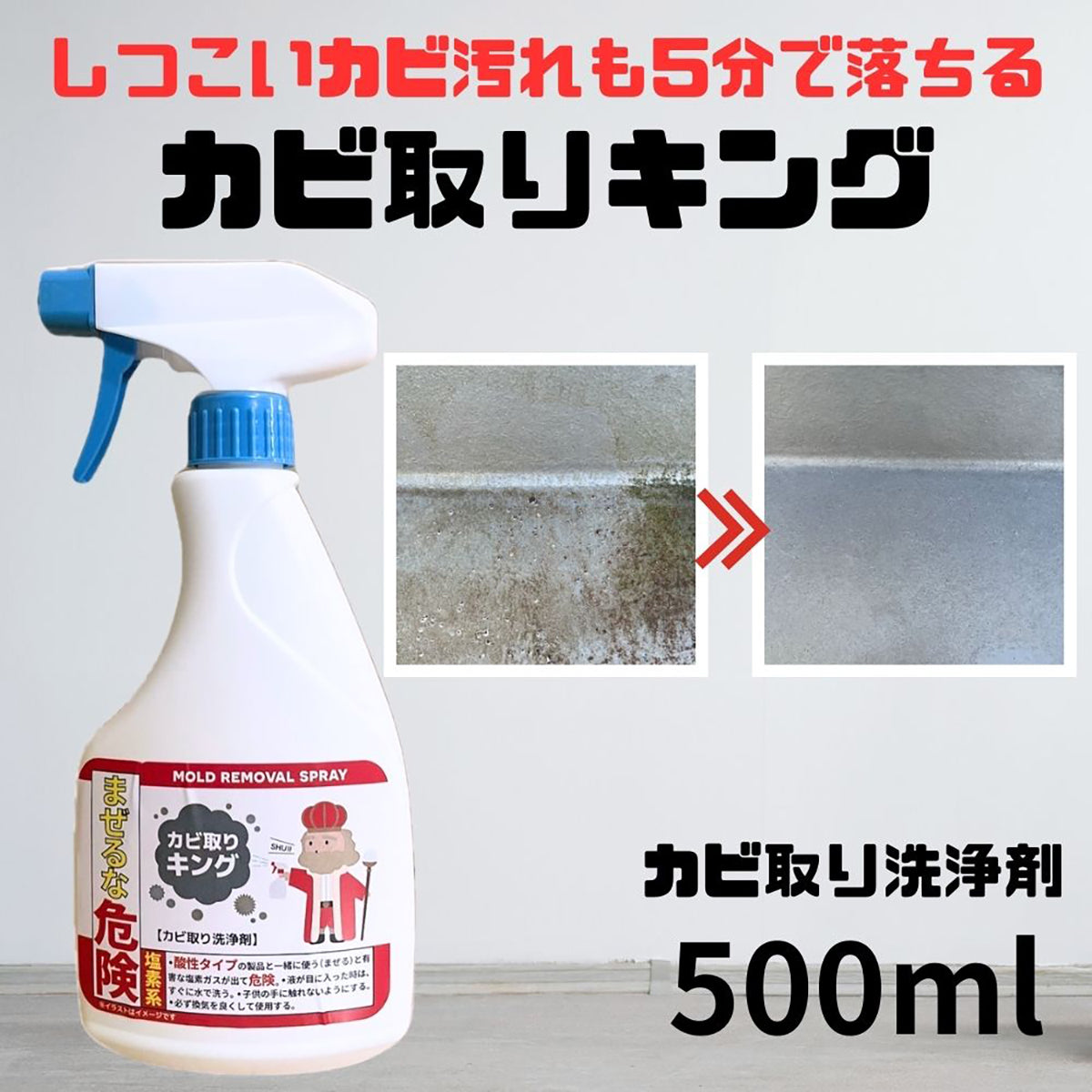 カビ取りキング 500ml カビ汚れ 掃除 清掃