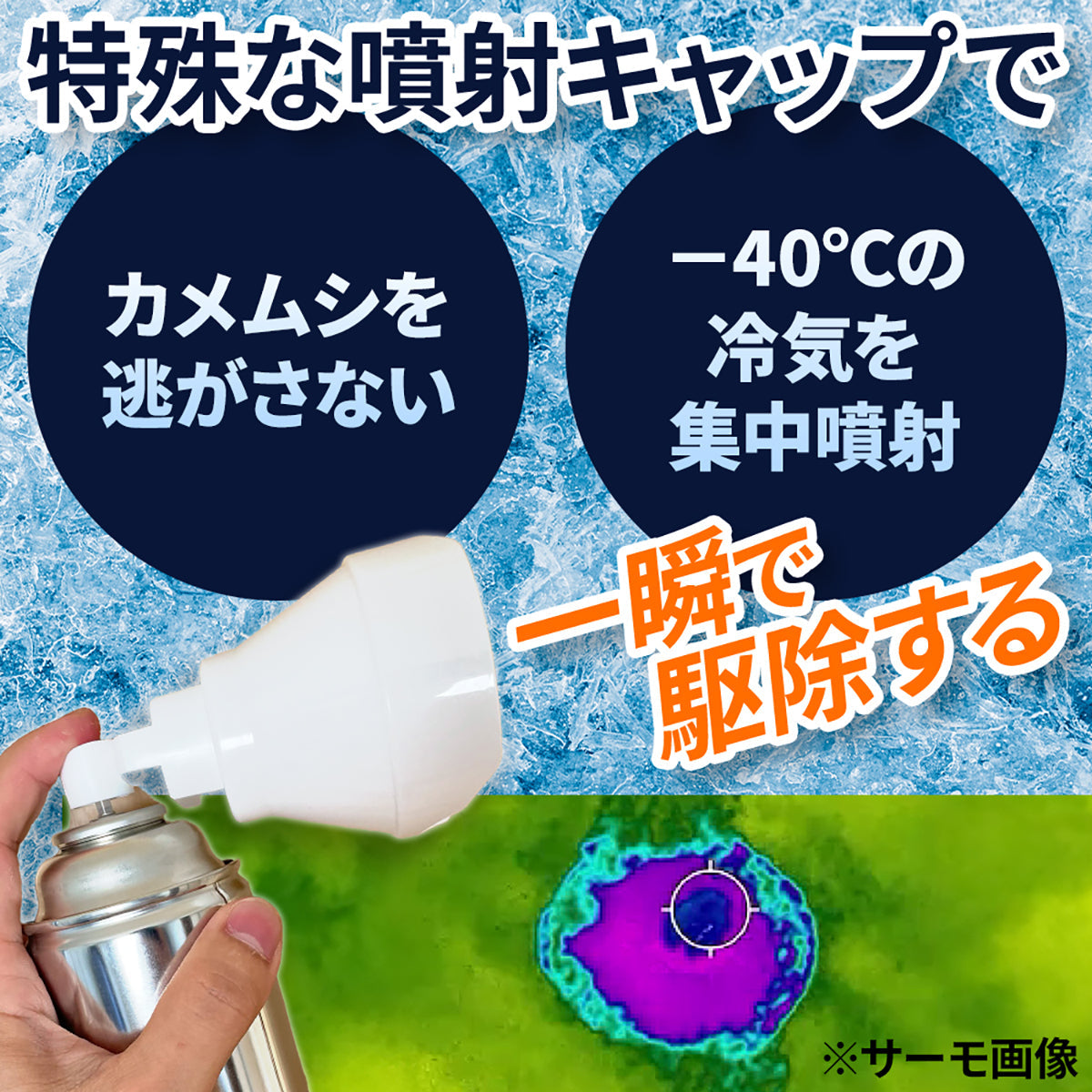 カメムシ氷殺スプレー 500ml 虫 害虫対策 忌避剤