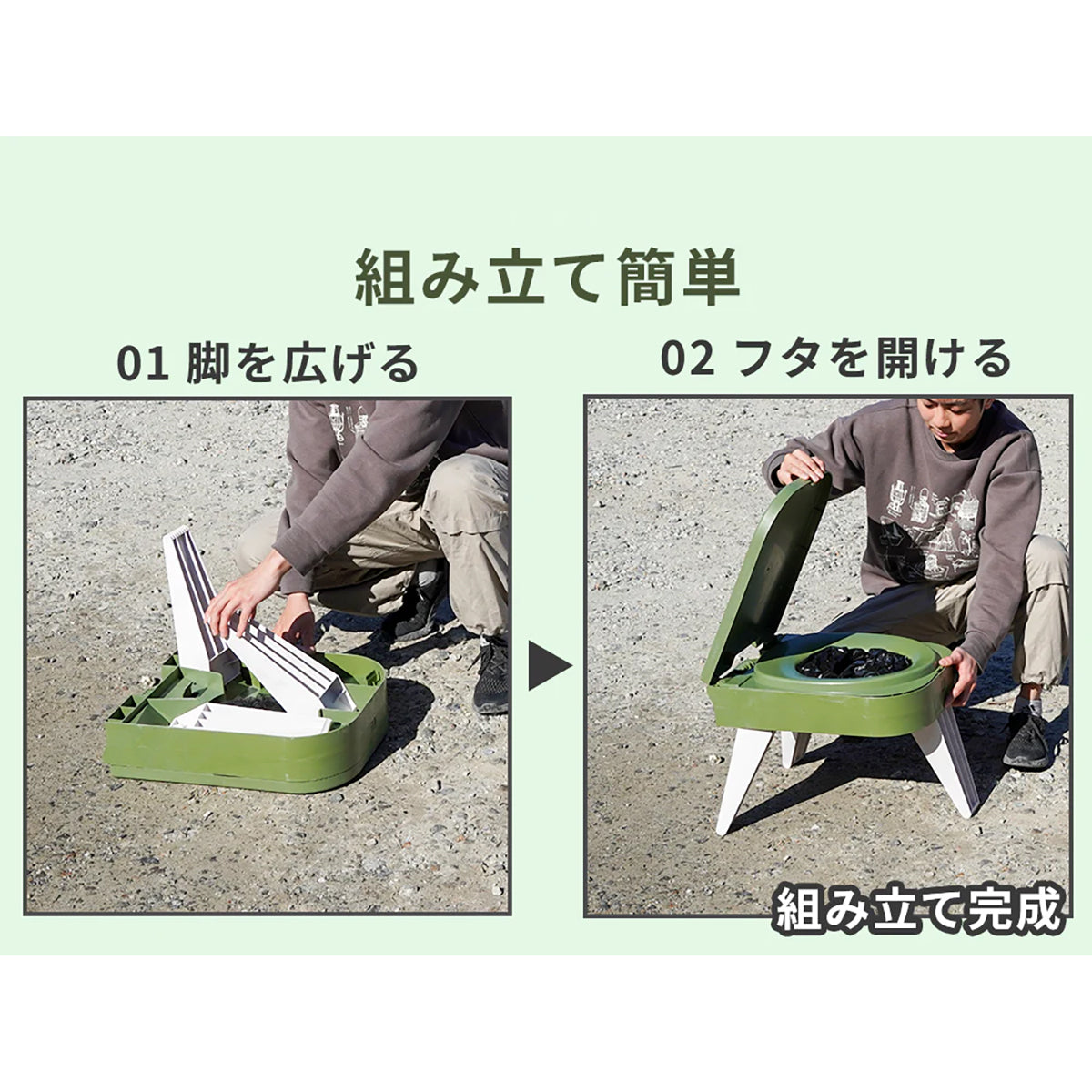 FUTURE FOX 防災用 簡易トイレ お試しトイレキット×10回分 折り畳み式