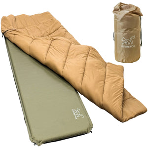 FUTURE FOX エアマット一体型 寝袋 エアシュラフ 防災用品 アウトドア