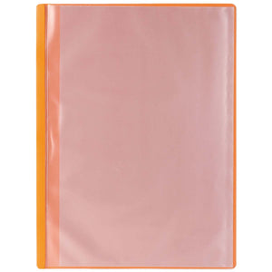 薄型クリアブックA4 横入れ 10ポケット オレンジ