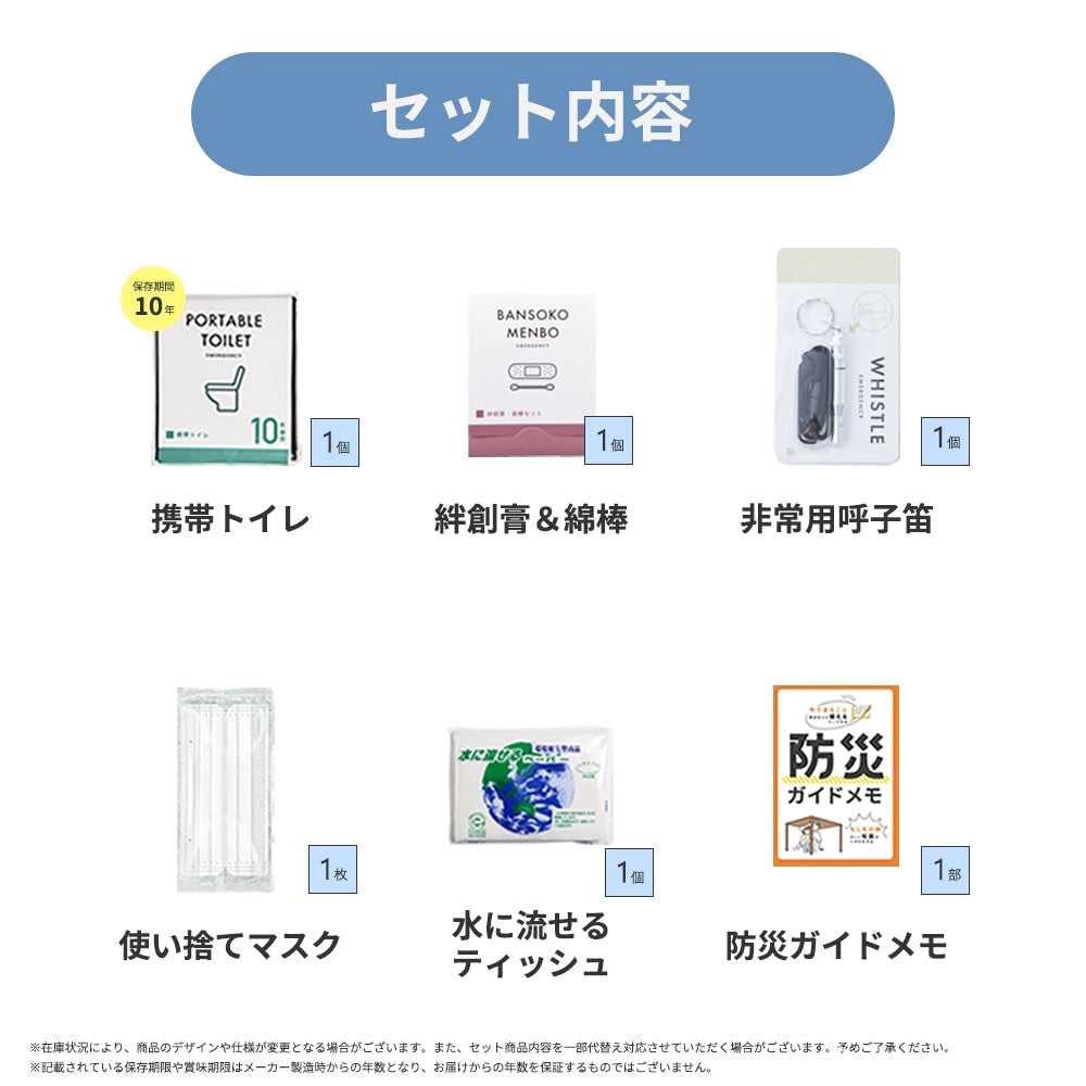 防水ドライバック17点セット 非常用 防災セット 20L