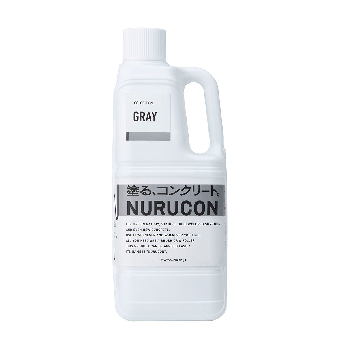 NURUCON ヌルコン 屋外 コンクリート 化粧仕上げ用 2L グレー