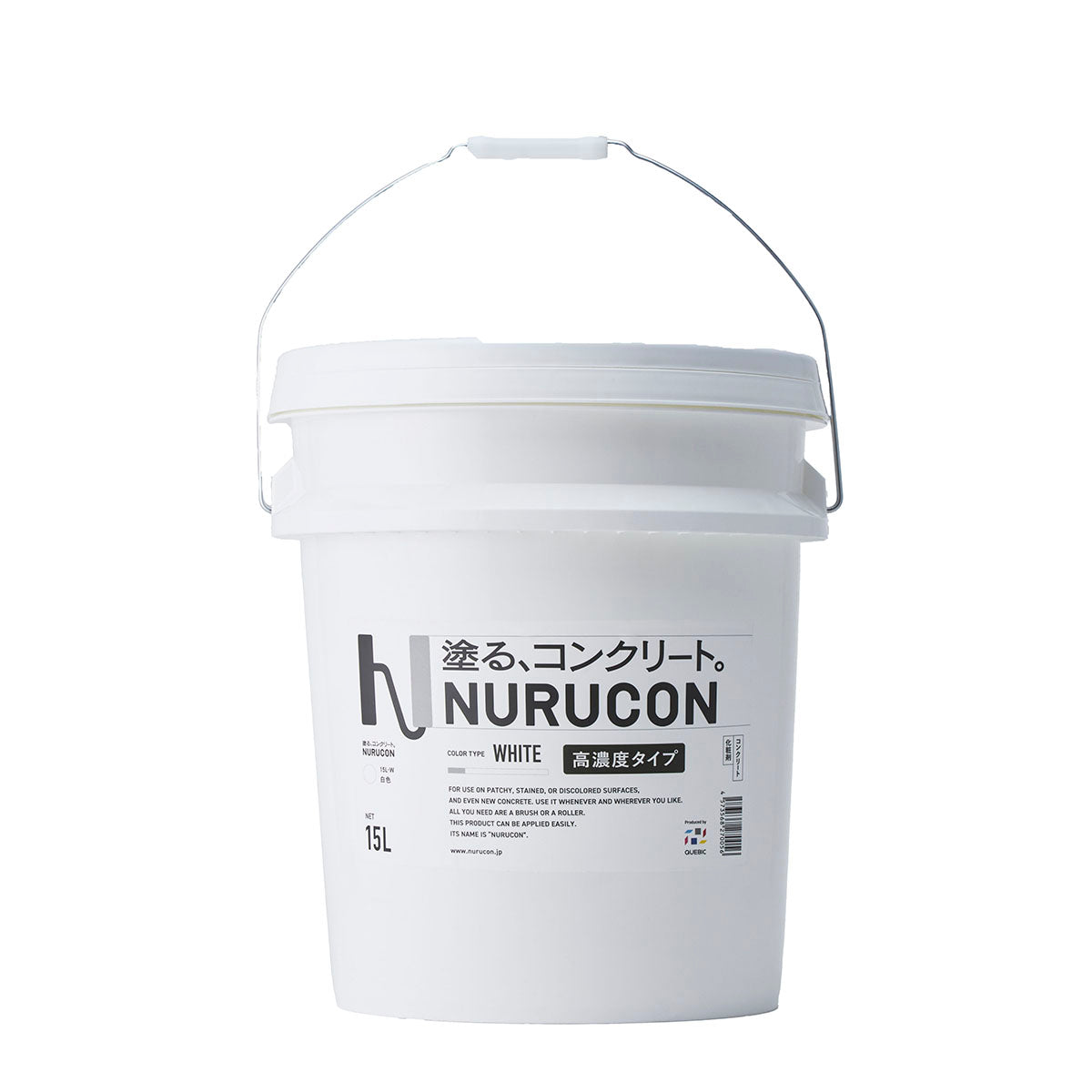 NURUCON ヌルコン 屋外 コンクリート 化粧仕上げ用 15L ホワイト