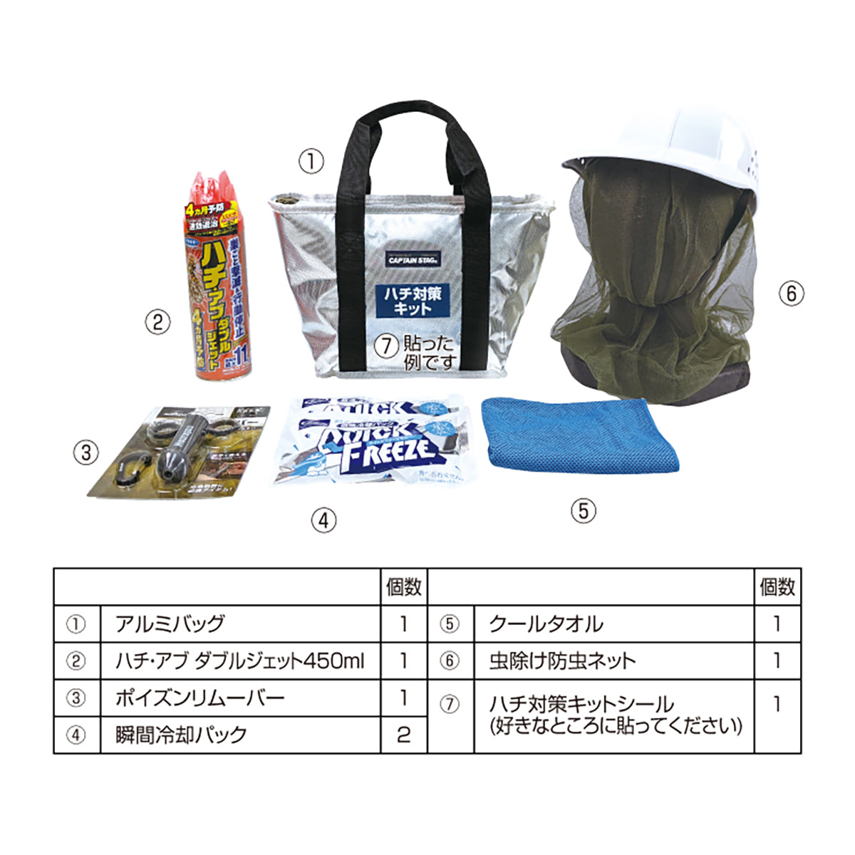 ハチ対策キット 虫よけ ハチ ポイズンリムーバー