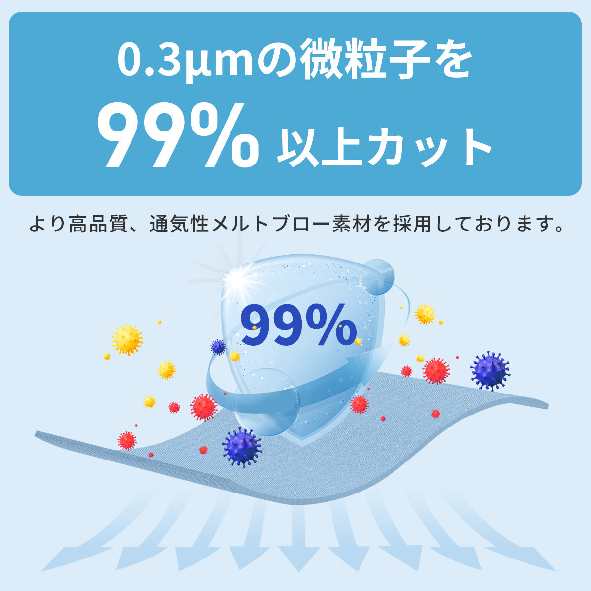 N99 保護マスク ふつうサイズ ホワイト 10枚入り