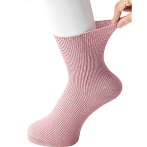 着るサプIFMC.足首ゆったりスベリ止め付ソックス ピンク 22~24cm