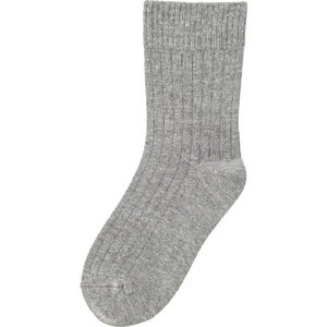 着るサプIFMC.足首ゆったり名前の書けるソックス グレー 22~24cm