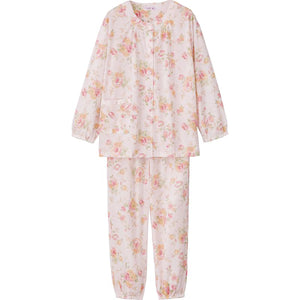 大きめボタン天竺プチサイズパジャマ ピンク S/M/L/LL(P)