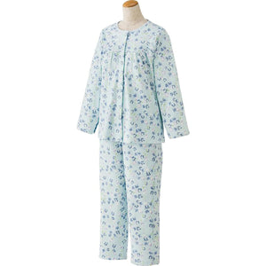 フルオープンパジャマ サックス S/M/L/LL