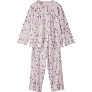 フルオープンパジャマ パープル S/M/L/LL