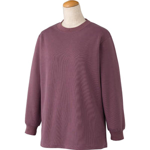 ダンボールニットトレーナー パープル L/LL/3L