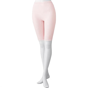 シルク混5分丈ボトム ピンク M/L/LL