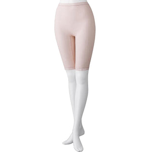 シルク混5分丈ボトム モカ M/L/LL