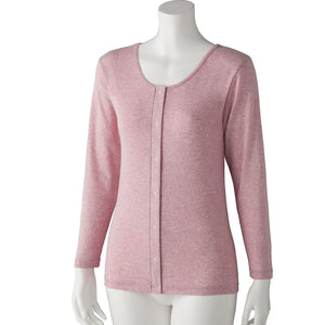 フライス杢長袖ホックインナー チェリー M/L/LL