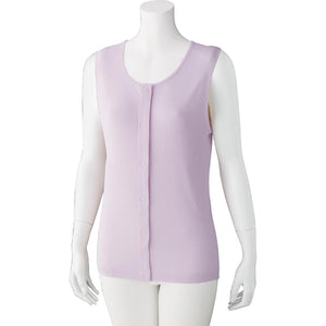 ラン型ワンタッチシャツ(2枚組) ラベンダー S/M/L/LL/3L/4L