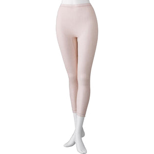 シルク混9分丈ボトム モカ M/L/LL