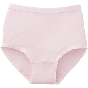 ガーゼ丈長ショーツ(2枚組) ピーチ M/L/LL