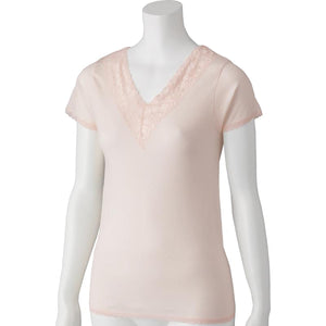 3分袖インナー ピンク M/L/LL/3L/4L