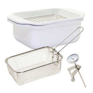 ホーロー天ぷら鍋 揚げざる付 WH