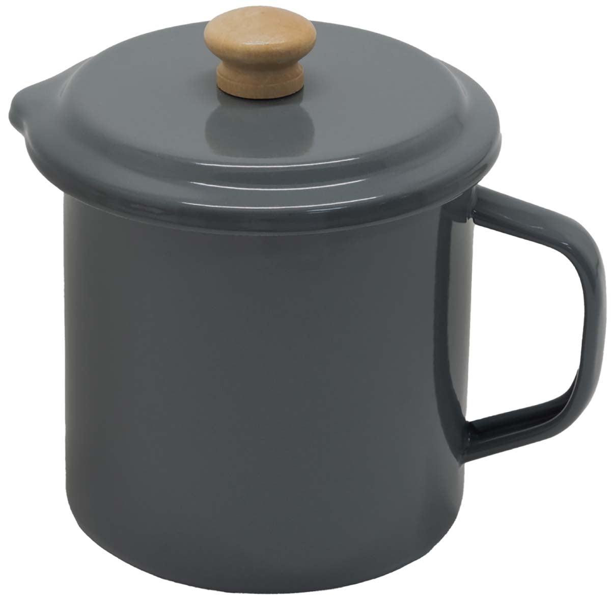 ホーローオイルポット 1.5L グレー