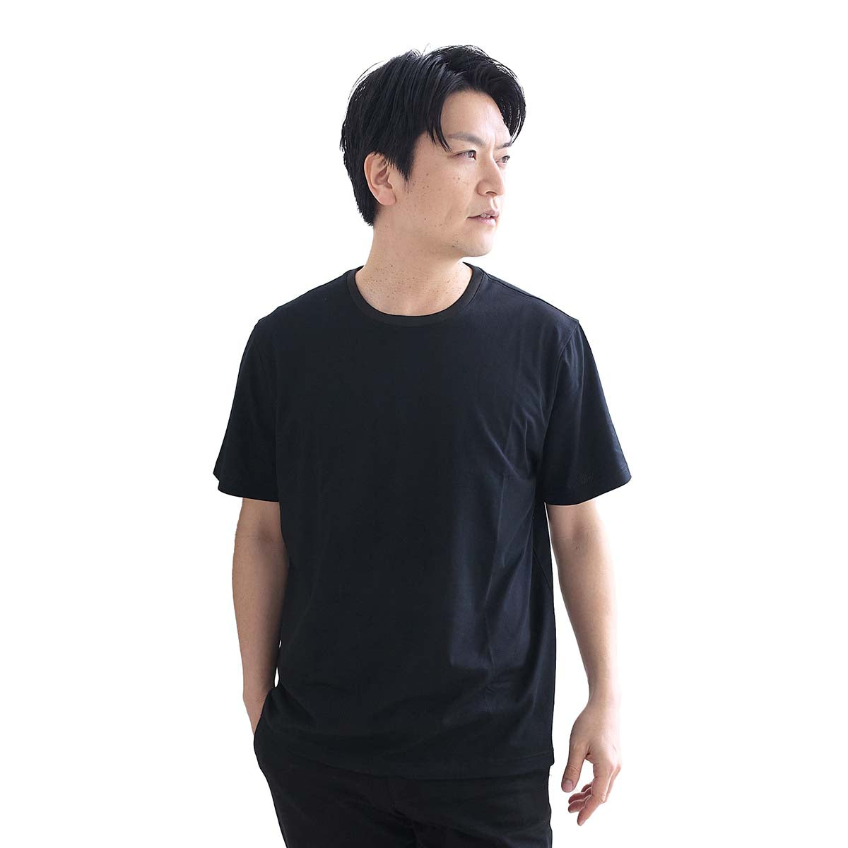 空調Tシャツindry Mサイズ(2枚セット) ブラック