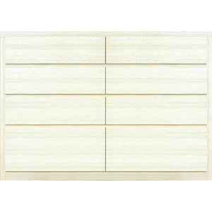 キューブ 幅120 4段 チェスト 家具 収納 ホワイト