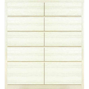 キューブ 幅90 5段 チェスト 家具 収納 ホワイト