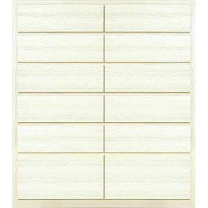 キューブ 幅104 6段 チェスト 家具 収納 ホワイト