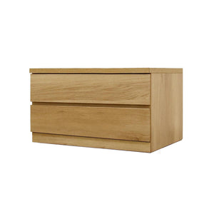 フィット 幅70 2段 チェスト 奥行44cm 家具 収納 オーク