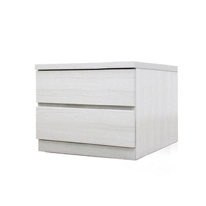 フィット 幅50 2段 チェスト 奥行55cm 家具 収納 ホワイト