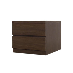 フィット 幅50 2段 チェスト 奥行55cm 家具 収納 ウォールナット