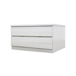 フィット 幅70 2段 チェスト 奥行55cm 家具 収納 ホワイト