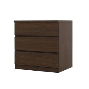 フィット 幅60 3段 チェスト 奥行44cm 家具 収納 ウォールナット