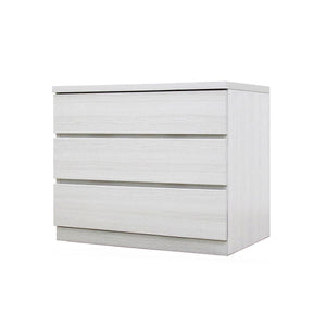 フィット 幅70 3段 チェスト 奥行44cm 家具 収納 ホワイト