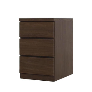 フィット 幅40 3段 チェスト 奥行55cm 家具 収納 ウォールナット