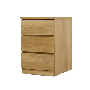 フィット 幅40 3段 チェスト 奥行55cm 家具 収納 オーク