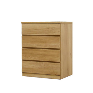 フィット 幅60 4段 チェスト 奥行44cm 家具 収納 オーク