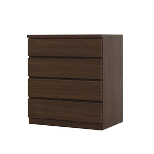 フィット 幅70 4段 チェスト 奥行44cm 家具 収納 ウォールナット