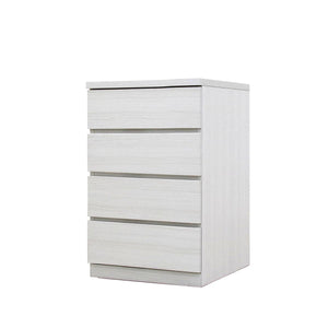 フィット 幅50 4段 チェスト 奥行55cm 家具 収納 ホワイト