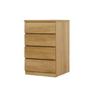 フィット 幅50 4段 チェスト 奥行55cm 家具 収納 オーク