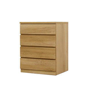 フィット 幅60 4段 チェスト 奥行55cm 家具 収納 オーク