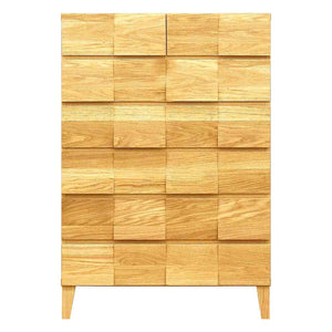 モデルノ 幅78 6段チェスト 家具 収納 ホワイトオーク