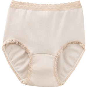 安心快適ショーツ 吸水帯一体型 モカ M/L/LL/3L