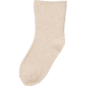 ゴムなし幅広ソックス ベージュ 22~24cm