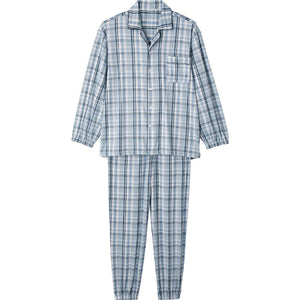 のびのびストレッチホックパジャマ グレー S/M/L/LL/3L/4L