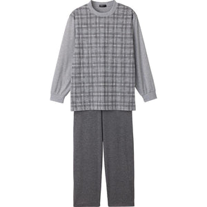 天竺ルームウェア グレー S/M/L/LL