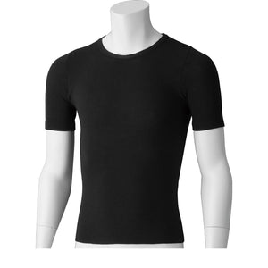 のびのびラクラク半袖インナー ブラック M~L