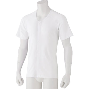 半袖ワンタッチシャツ(2枚組) ホワイト S/M/L/LL